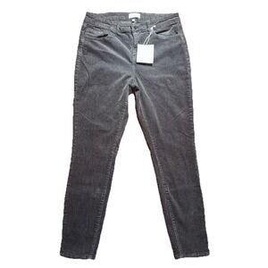 Pistola NWT  Corduroy Dark Gray Pants Style Q6731CDY-DSK Sz 31 High Rise -dusk